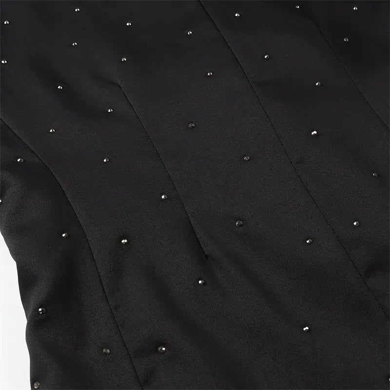 Simple And Versatile Loose V-neck Diamond Jacket