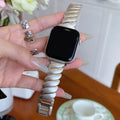 Simple Solid Color Metal Twist Watch Band - Norellé