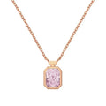 S925 Sterling Silver Necklace Women's Advanced Oval Water Foam 8A Heart-shaped Zircon Flower Horse Eye Clavicle Chain - Norellé
