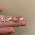 Niche Gentle Hollow Flower Ring - Norellé
