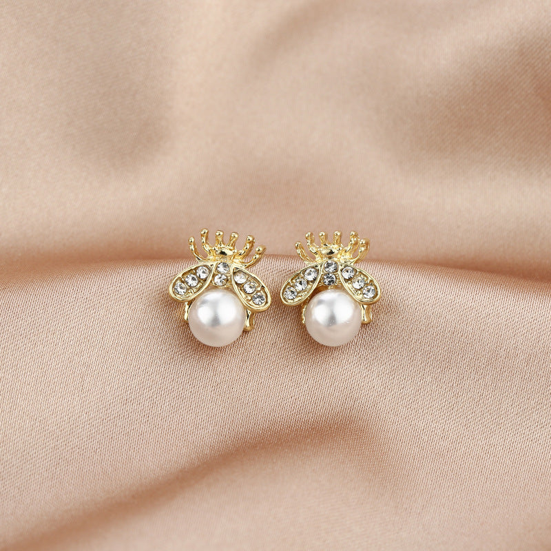 Silver Needle Luxury French Pearl Earrings - Norellé