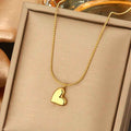 Necklace,stainless Steel,with Heart - Norellé
