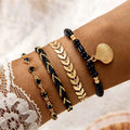 Bohemian Ocean Wind Starfish Shell Pearl Anklet - Norellé