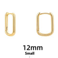 Women's Simple Hollow Pentagram Love Square Twist Earrings - Norellé