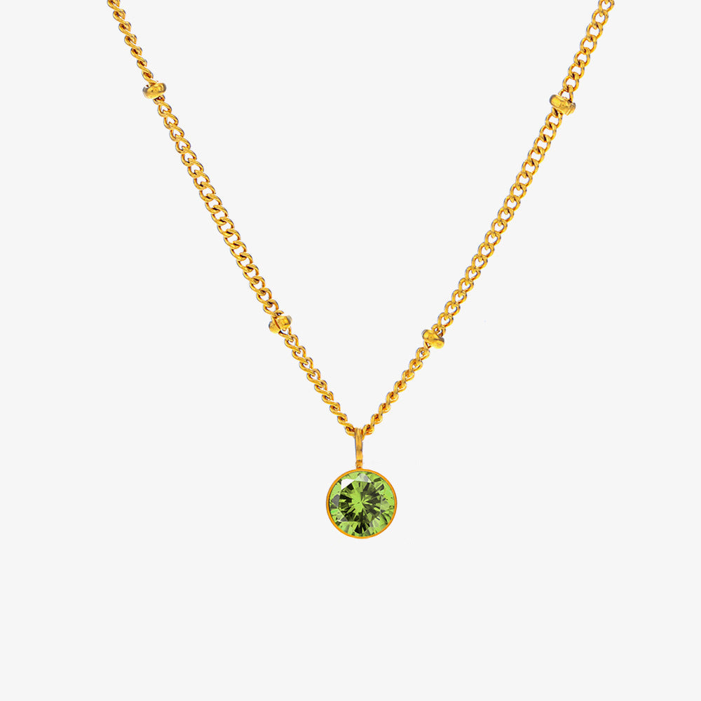 December Titanium Steel Necklace - Norellé