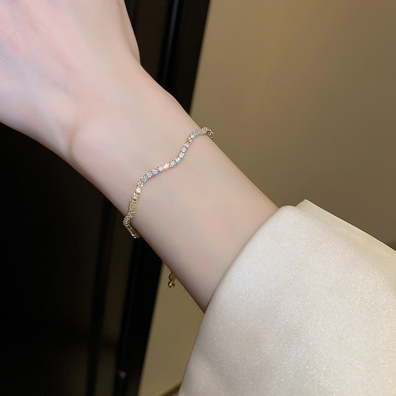 Wave Geometric Adjustable Bracelet Temperament - Norellé