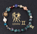 Natural Stone Twelve Constellations Bracelets Cut Hemp Stone Fashion - Norellé