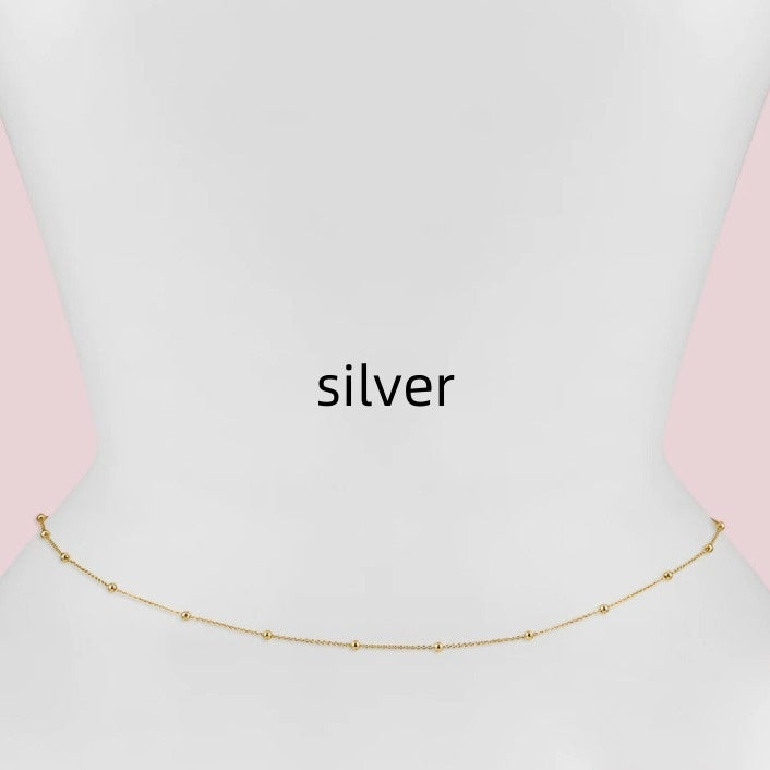 Simple Fashion Special-interest Single Layer Waist Chain For Women - Norellé