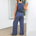 High-Rise Slim Flare Pants Summer Two-piece Set - Norellé