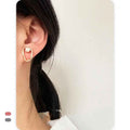 Springsummer Imitation Pearl Earrings Simple And Compact - Norellé