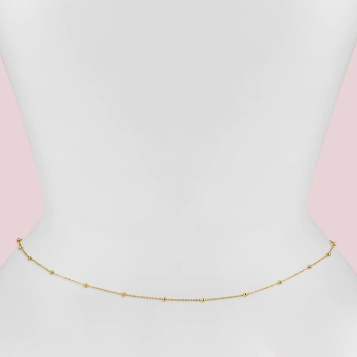 Simple Fashion Special-interest Single Layer Waist Chain For Women