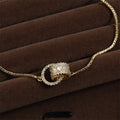 Double Ring Micro Necklace Simple Women's Fashion - Norellé