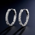 Cold Geometric Round Earrings Women - Norellé
