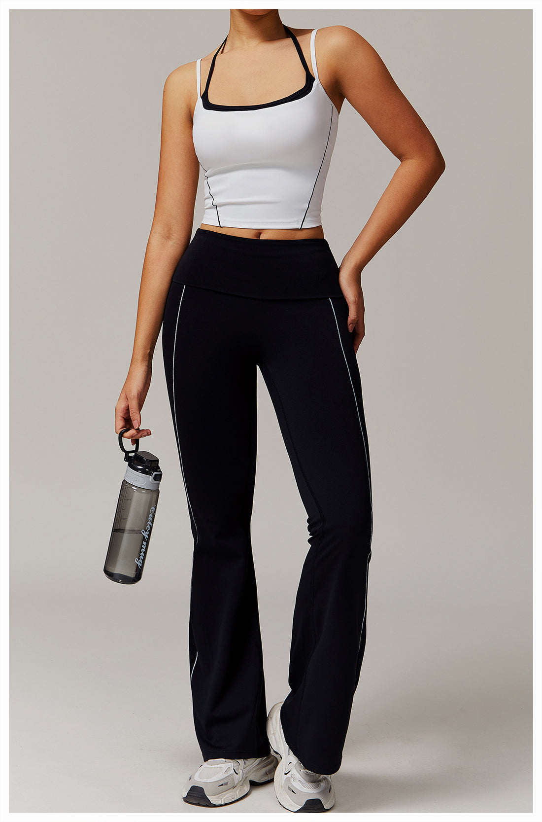 High Waist Nude Feel Yoga Pants Sports Fitness Wide-leg Casual Pants - Norellé
