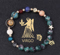 Natural Stone Twelve Constellations Bracelets Cut Hemp Stone Fashion - Norellé