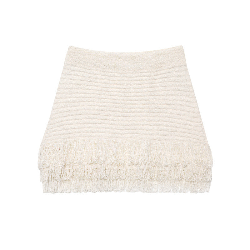 Women's Lapel Long Sleeve Knitted Coat Skirt - Norellé