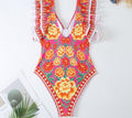 Women's Fashion One-piece Swimsuit Printing Suit - Norellé
