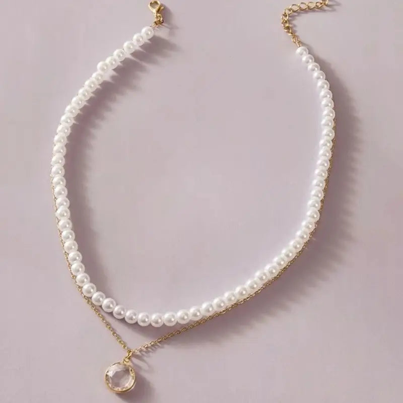 Trend Elegant Jewelry Wedding Big Pearl Necklace For Womenim