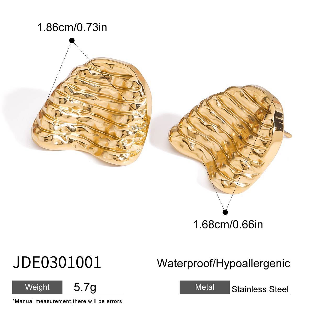Stainless Steel Earrings 18K Titanium Steel Ornament - Norellé
