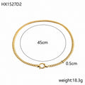 Encrypting Smooth NK Chain Necklace - Norellé