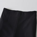 Black High Waist Casual Suit Pants Women's Loose Feeling - Norellé