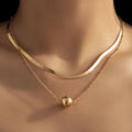 Multilayer Trend Elegant Jewelry Long Snake Chain Crystal - Norellé