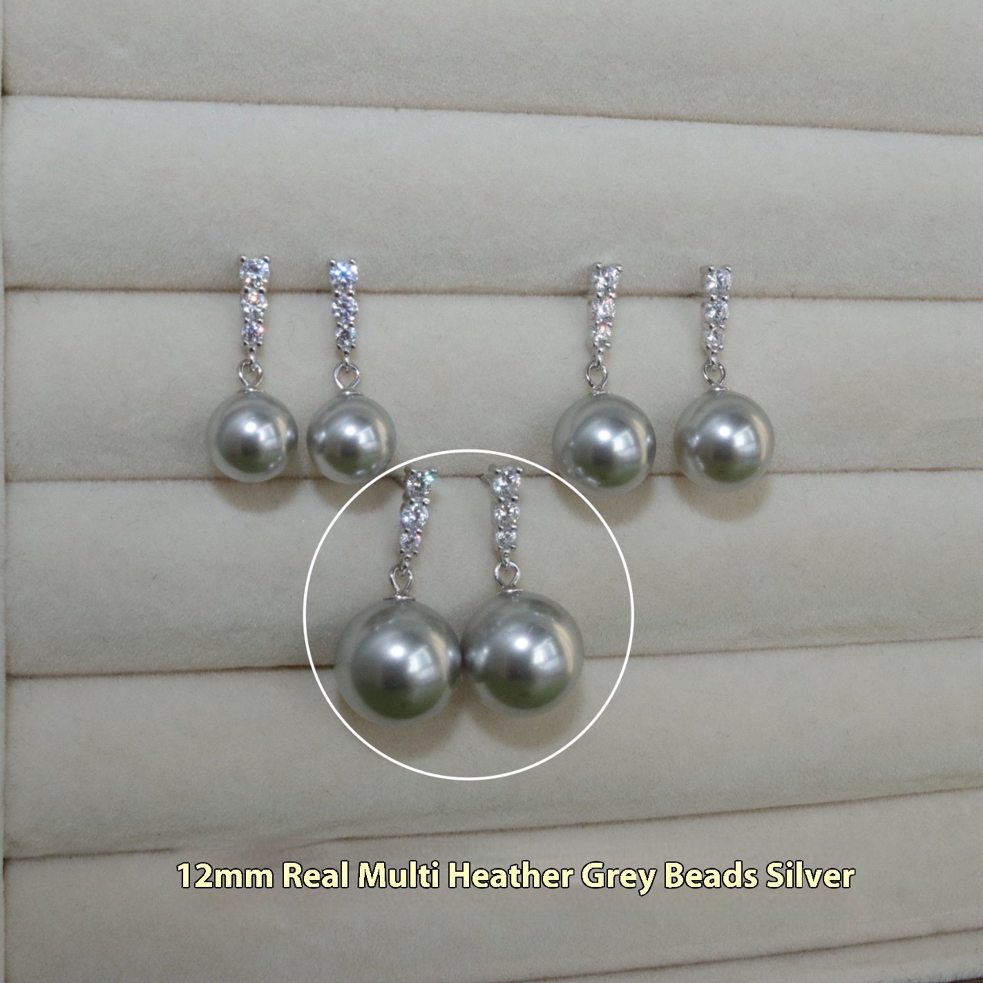 Pearl S925 Silver Stud Earrings For Women - Norellé