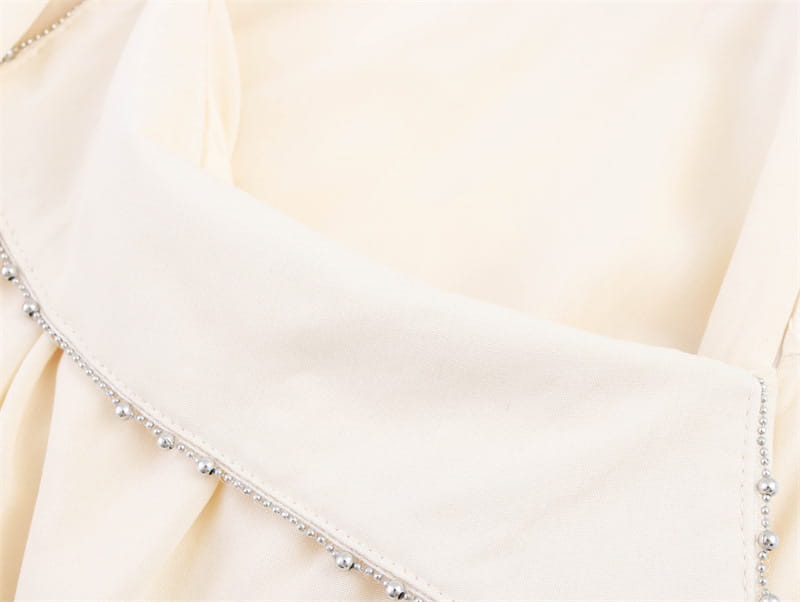 Laminated Decoration Short Skirt