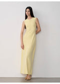 Limited Edition Baslan Merino Wool Extra Long Sleeveless Knit Dress - Norellé
