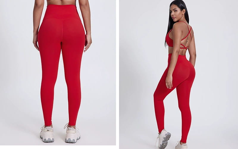 Bright Yoga Pants Outer Wear Nude Feel Hip Lifting