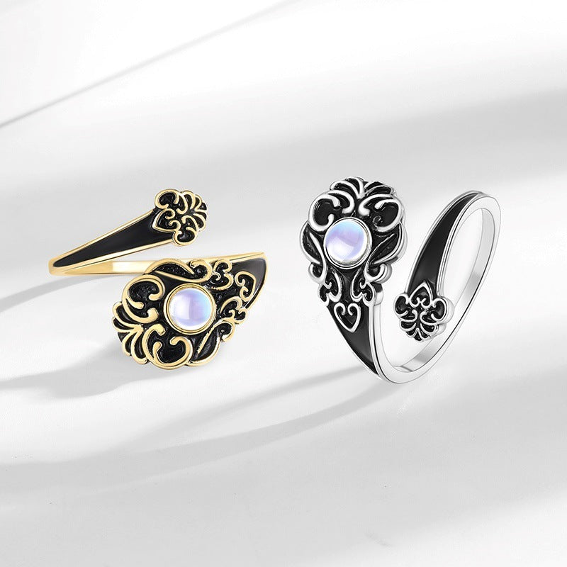 Retro Old Love Opal Ring For Women - Norellé
