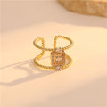 Special-interest Design Thick Type Open Ring - Norellé