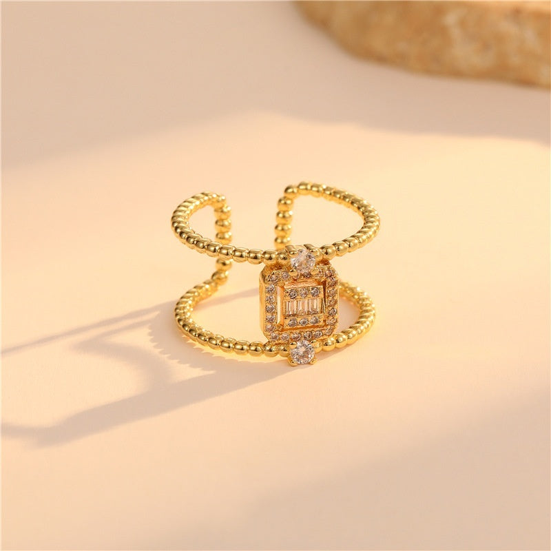 Special-interest Design Thick Type Open Ring - Norellé
