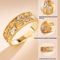 Retro Fashionable Horse Eye Diamond Laurel Earrings - Norellé