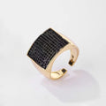 Retro Gemstone Affordable Luxury Fashion Open-end Personality Ring - Norellé
