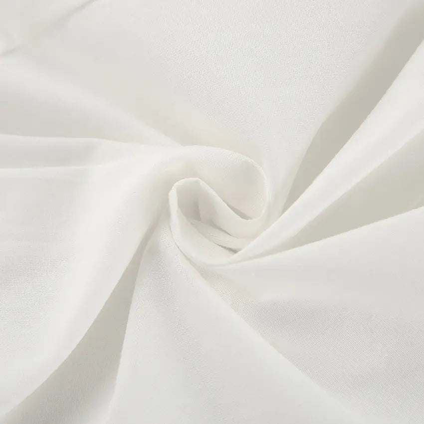 Cotton And Linen V-neck Backless Lace-up Top High Waist Casual Trousers Suit