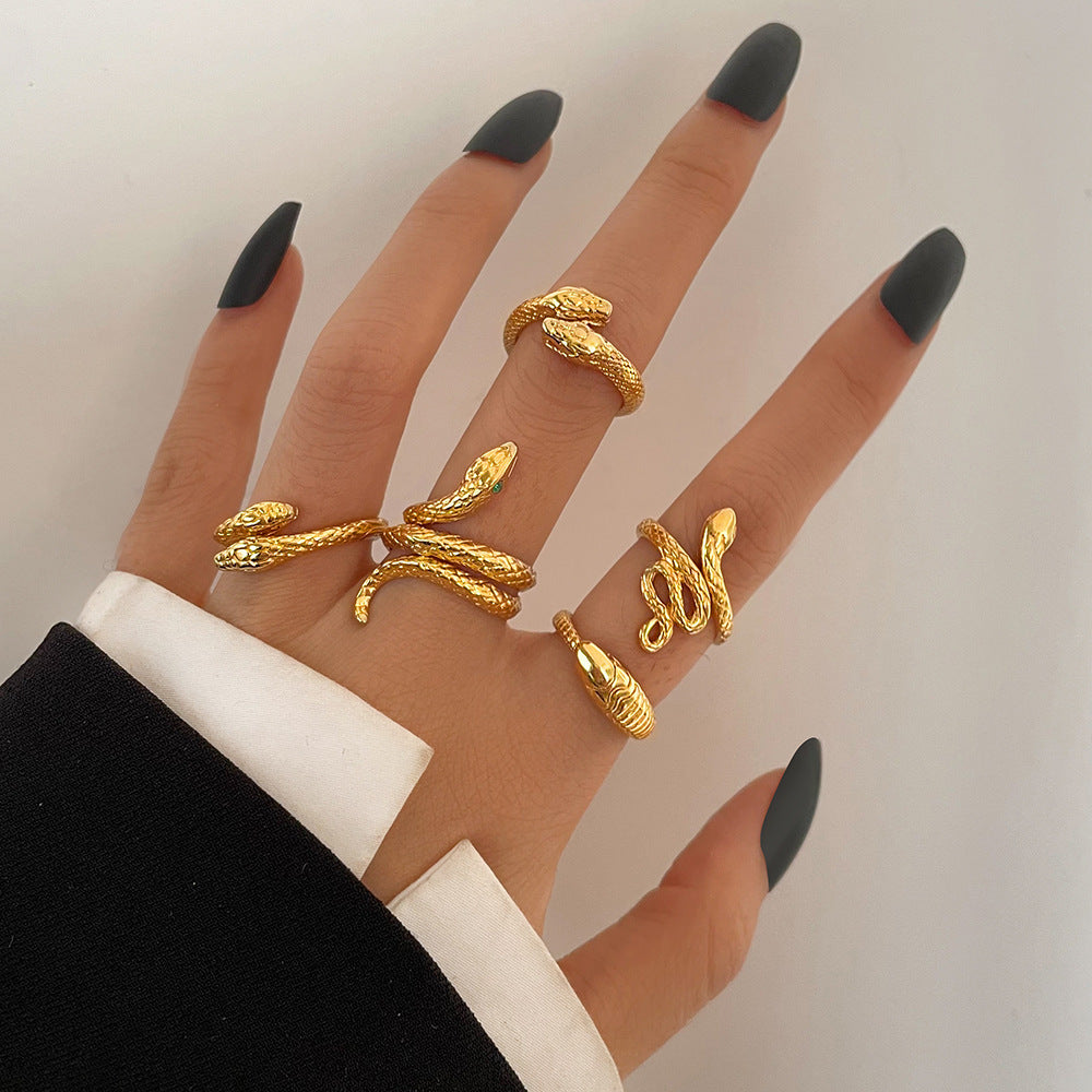 Snake Ring Suit 5-piece Metal Joint - Norellé