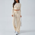 Yoga Sports Long Sleeve Inner Wear Trousers Suit Women - Norellé