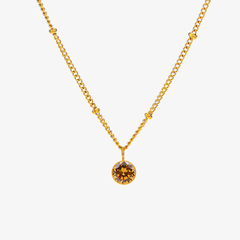 December Titanium Steel Necklace - Norellé