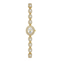 Mid-ancient Fashion Oval Colored Gems Rainbow Light Luxury Watch - Norellé