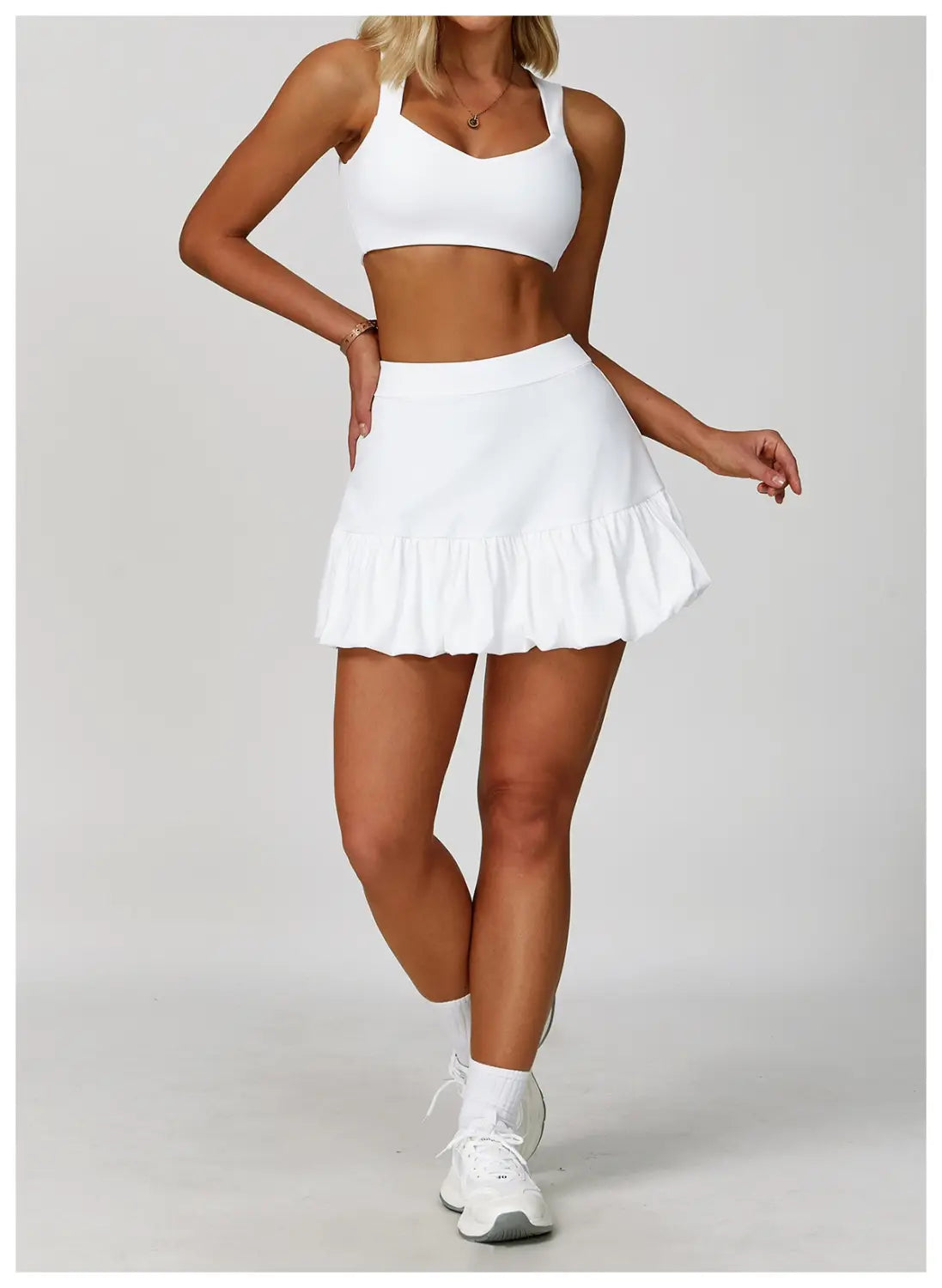 Two-piece Skirts Quick-drying Breathable Safety Tennis Skirt