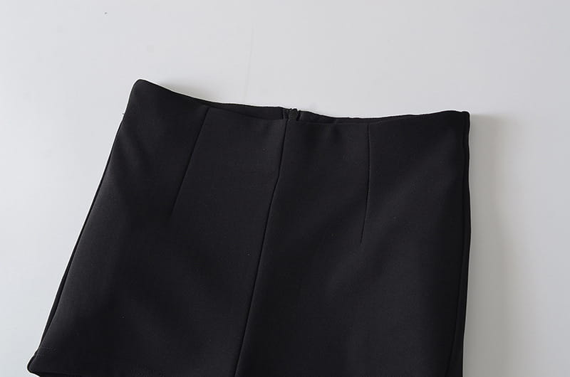 Black High Waist Casual Suit Pants Women’s Loose Feeling