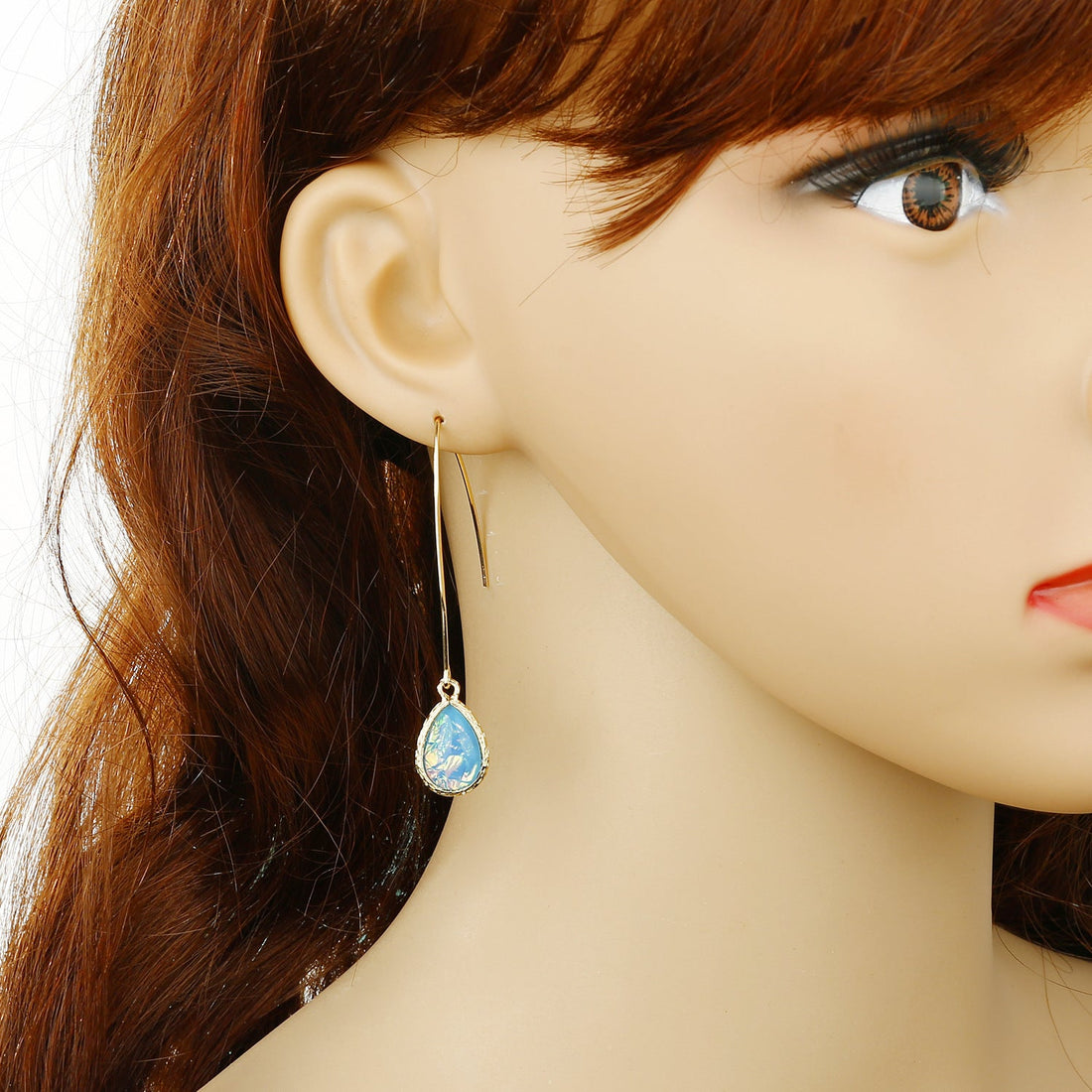 Ornament Gold Foil Eardrops - Norellé