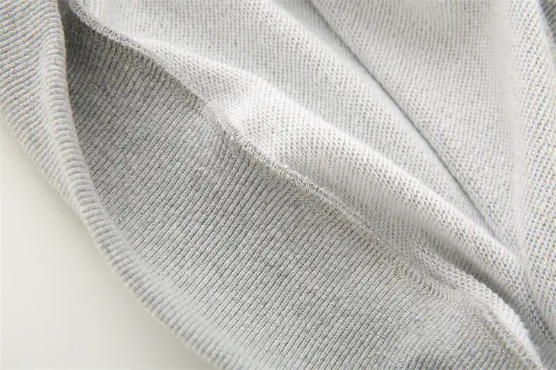 Solid Color Pleated Heavy Fabric Round Neck Long Sleeve Sweater