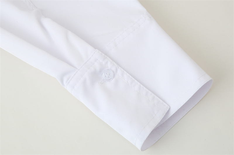 Pure Color Tied Large Profile Long Sleeve Shirt