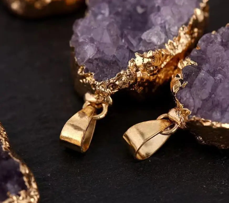 Amethyst Necklace Pendant