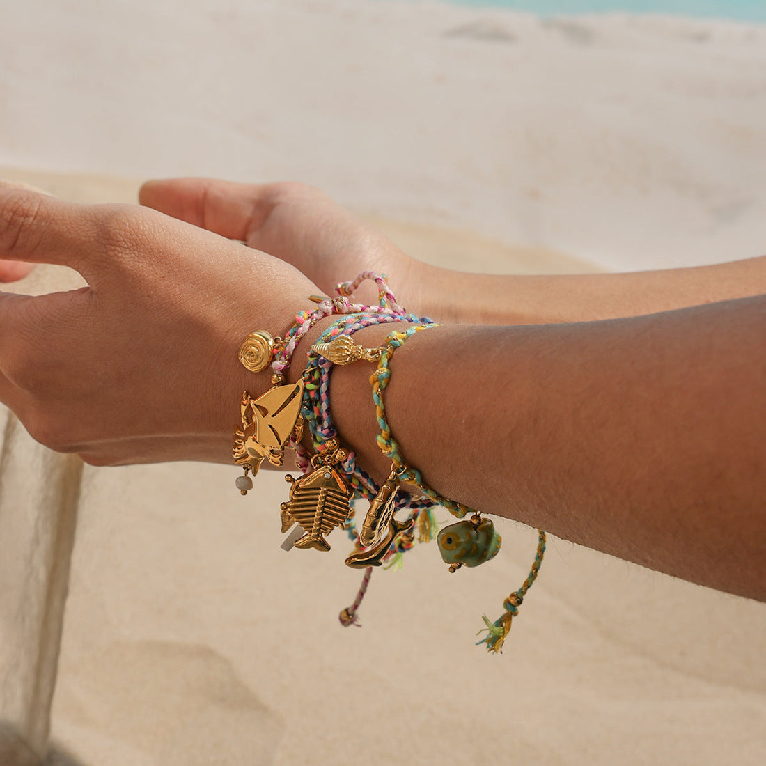 Marine Woven Diy Bracelet Stainless Steel - Norellé