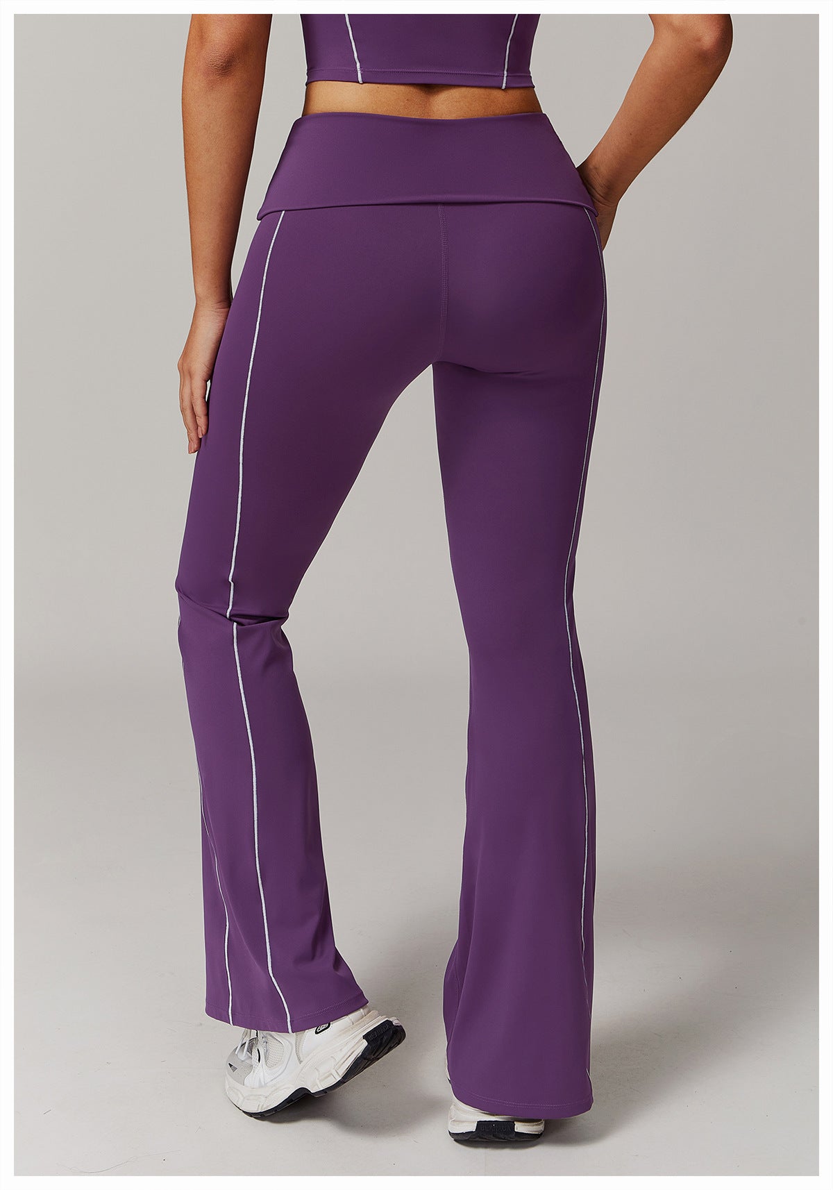 High Waist Nude Feel Yoga Pants Sports Fitness Wide-leg Casual Pants - Norellé