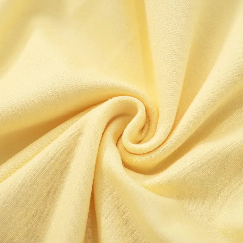 Solid Color V-neck Brace Ruffled Dress Women