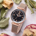 Women Watches Starry Sky Magnet Buckle Fashion Bracelet Wristwatch Roman Numeral Simple Clock Gift - Norellé